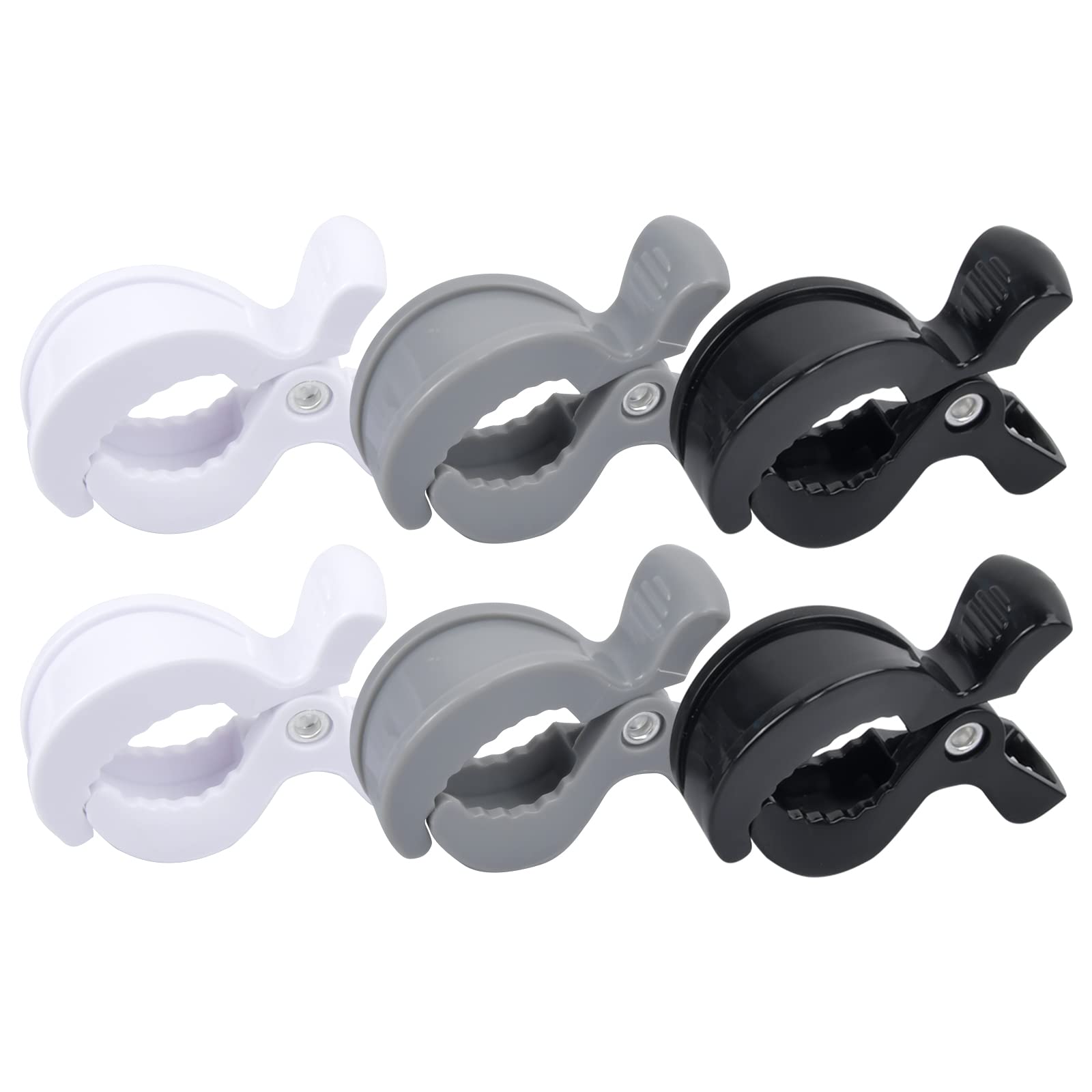Nivofu 6 Pcs Stroller Clips - Heavy Duty Pram Toy Holder, Blanket Clips & Canopy Hooks for Baby Strollers | Secure Muslin Blankets, Sun Shades & Toys | Perfect for Outdoor Walks, Park Visits & Traveling with Infants