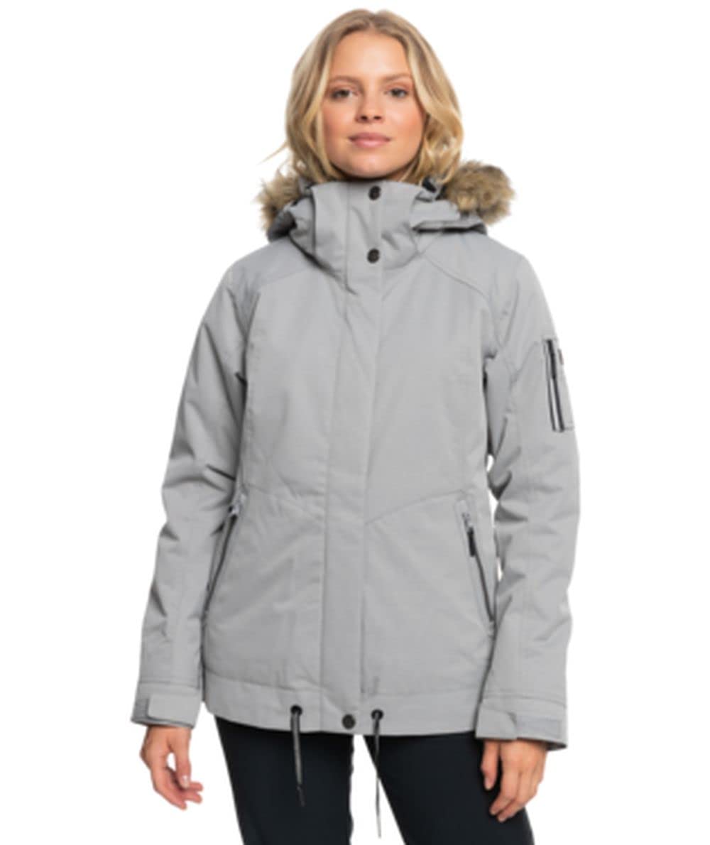 Roxy Meade Women's Waterproof Winter Jacket - Lightweight Windproof Ski Coat for Hiking, Snowboarding & Outdoor Adventures