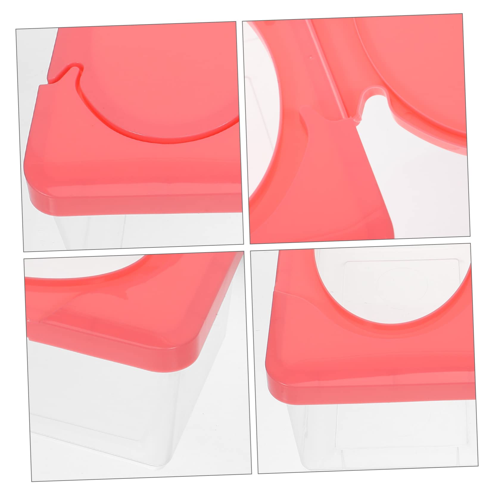 Cabilock 6-Pack Plastic Wipe Dispenser Box - Baby Diaper Wipes Holder & Bathroom Tissue Container for Nursery, Changing Table & Home Use