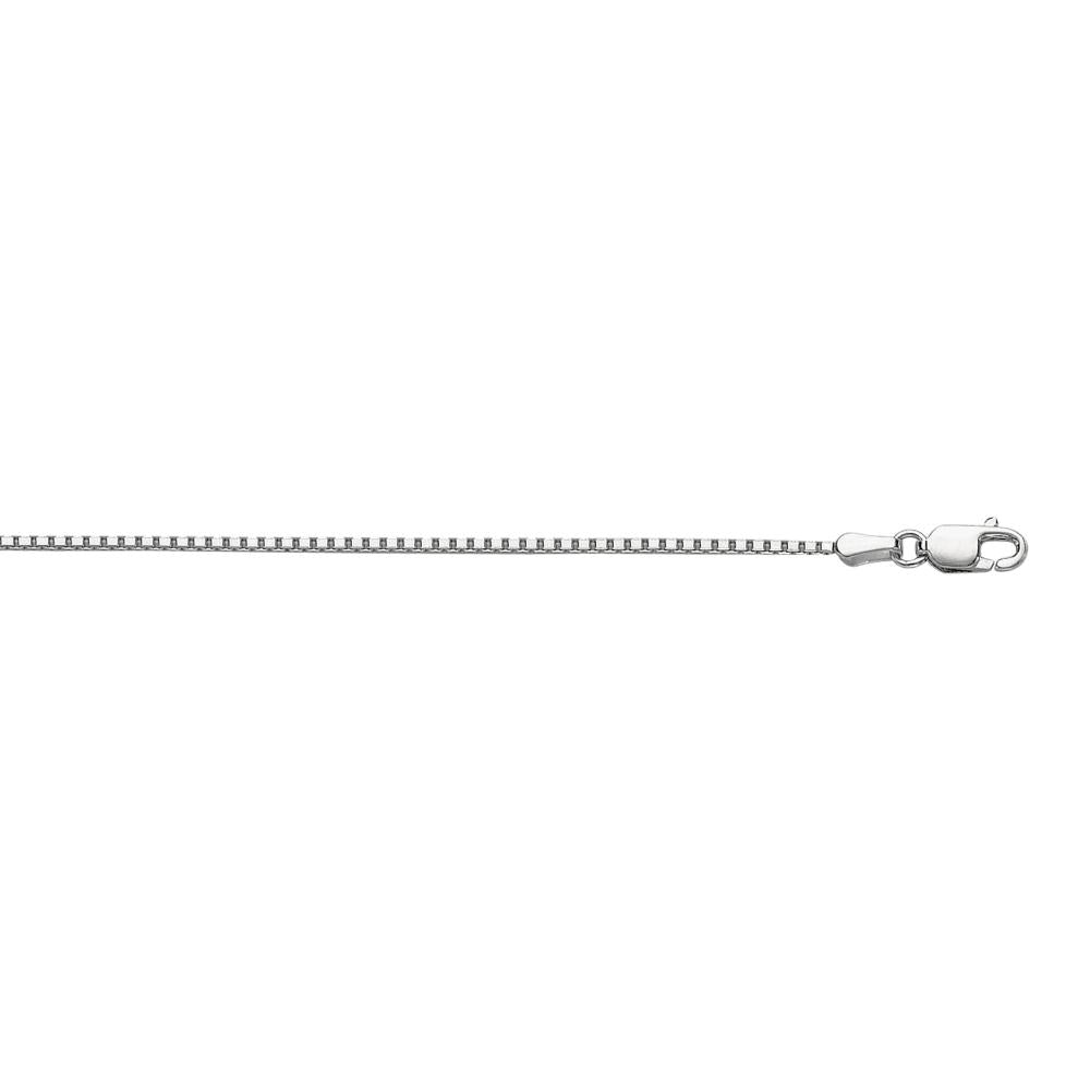 10K Gold 1.2mm Octagonal Box Chain Necklace for Women - Dainty & Elegant Jewelry Gift for Birthday, Anniversary - Perfect for Layering or Everyday Wear