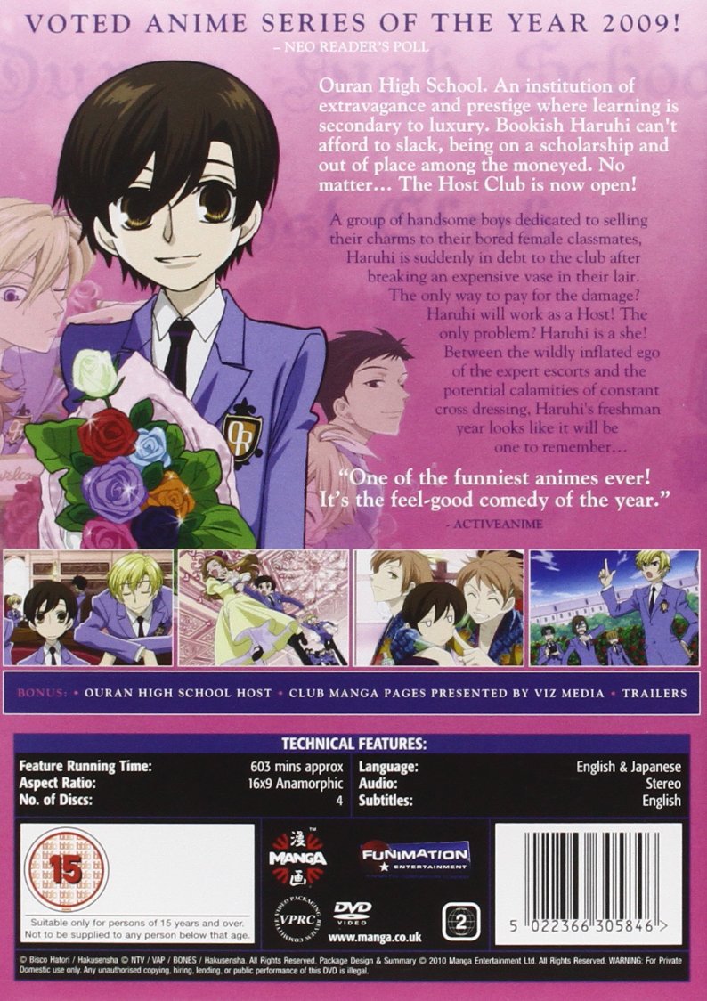 Ouran High School Host Club - English Import Edition | Anime DVD for Fans, Collectors & Cosplay Enthusiasts