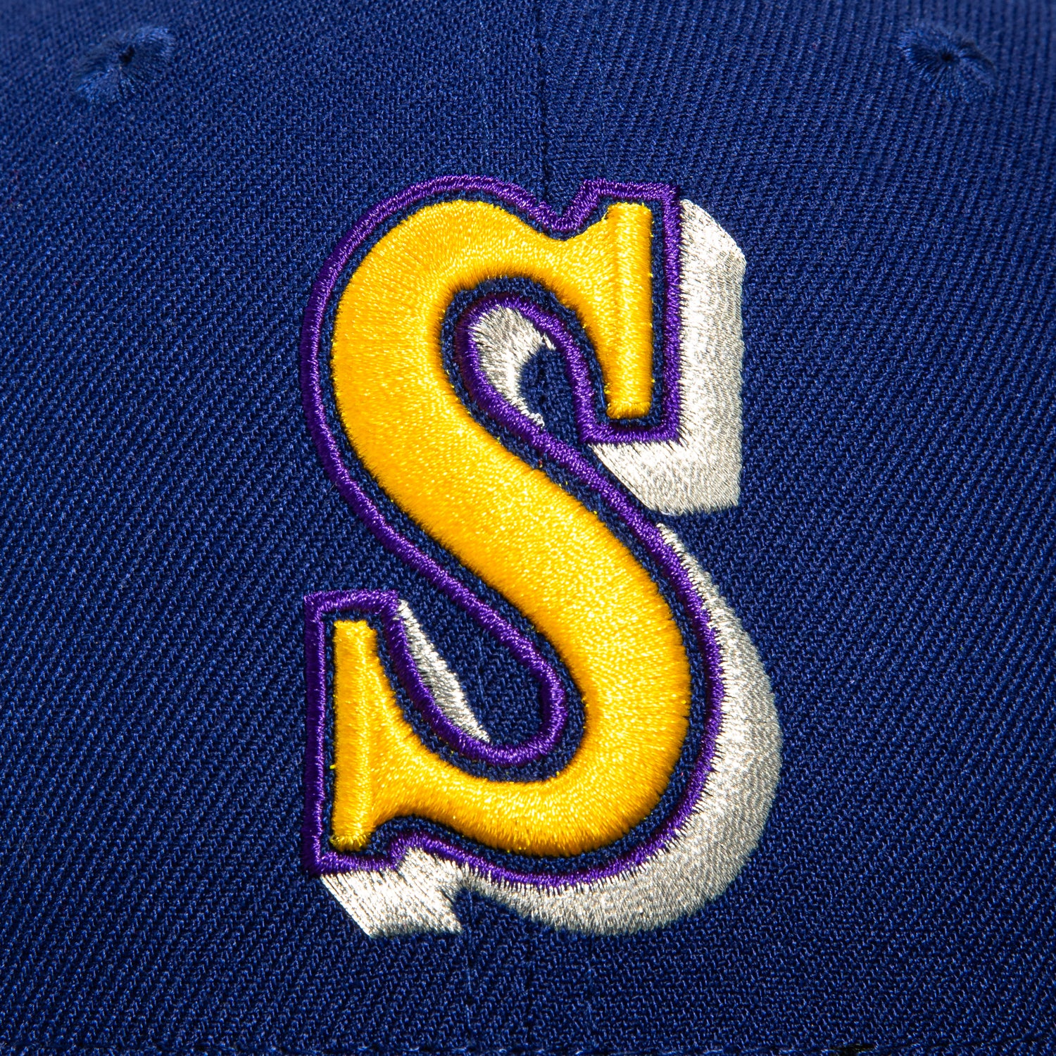 New Era 59Fifty Roll Out Pack Seattle Mariners 40th Anniversary Patch Baseball Cap - Royal & Navy Blue Adjustable Snapback Hat for Men | MLB Fan Gear, Sports Events & Casual Wear