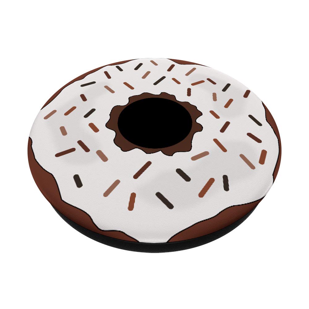 Glazed Chocolate Donut Food Sprinkles Popsocket - Phone Grip & Stand for iPhone, Samsung & Tablets | Perfect for Baking Enthusiasts & Sweet Treat Lovers