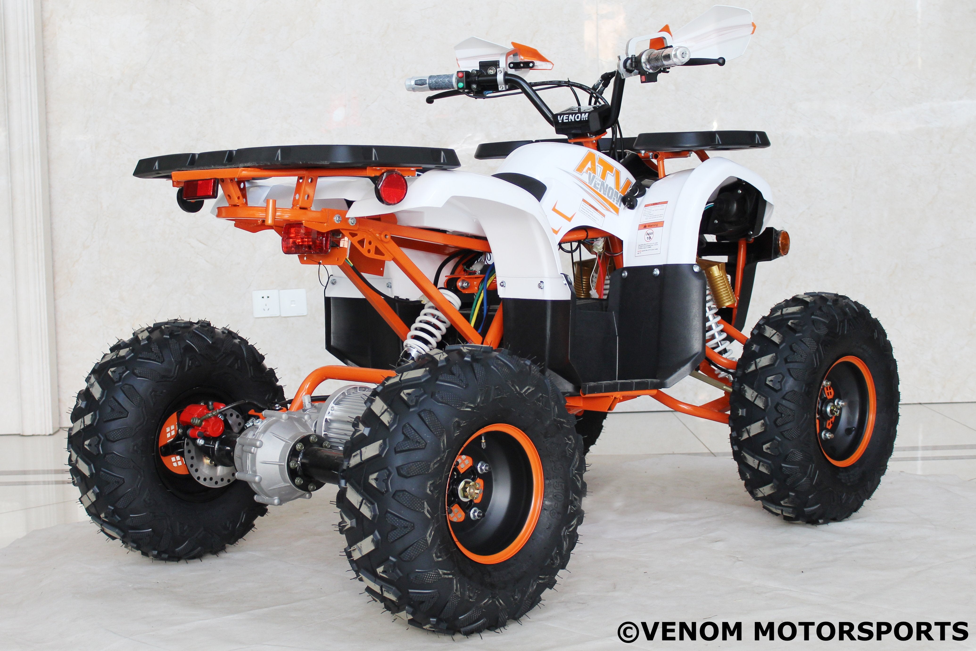 1500W 48V Brushless Electric ATV for Adults - Powerful Off-Road Quad Bike for Hunting, Camping & Farm Work