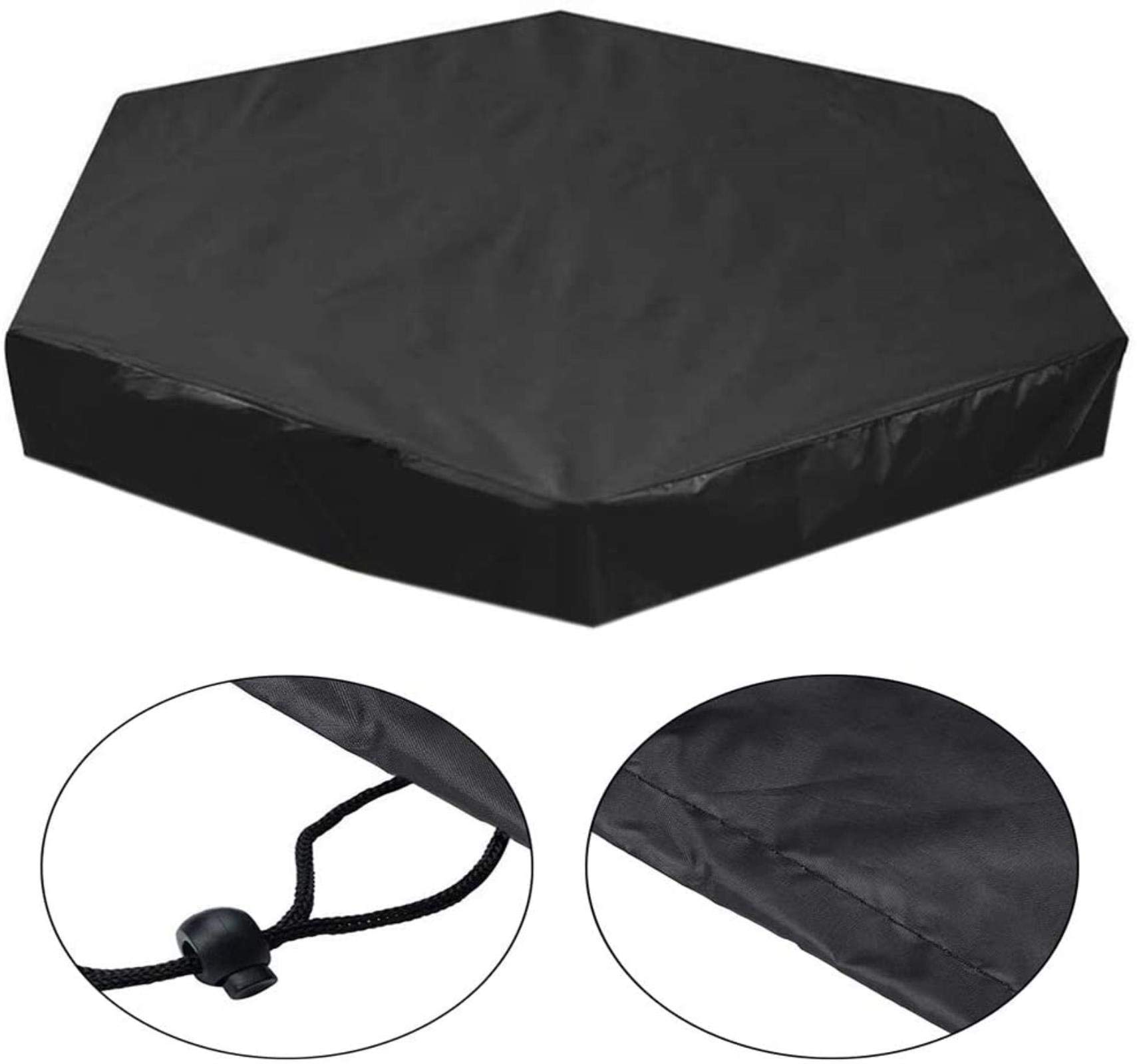 Waterproof Hexagonal Sandbox Cover - Outdoor Oxford Fabric Sand Pit Protector for Kids' Toys & Patio Furniture, Snow & Rain Resistant - Perfect for Backyard, Playground & Garden Use