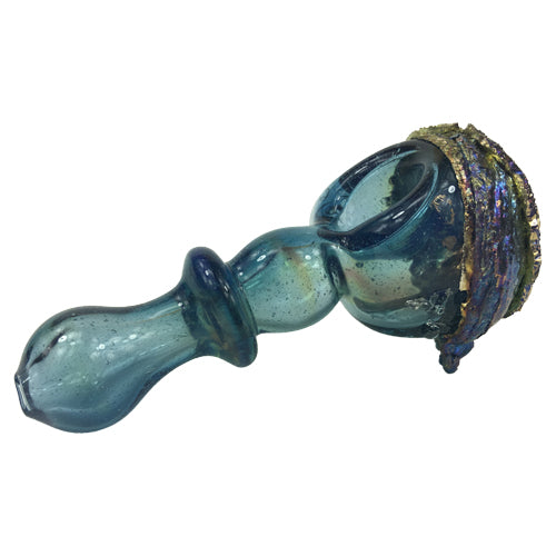 Tony Kazy Bismuth Spoon Pipe - Premium Handcrafted Smoking Pipe for Herbs & Tobacco - Perfect for Travel, Camping & Relaxation
