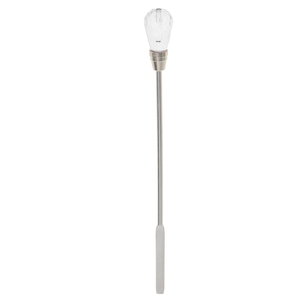 VMS INDIA Permanent Makeup Eyebrow Tattoo Pigment Mixing Stick - Stainless Steel Spatula for Microblading & Cosmetic Tattoo - Professional Makeup Tool for Artists & Salons