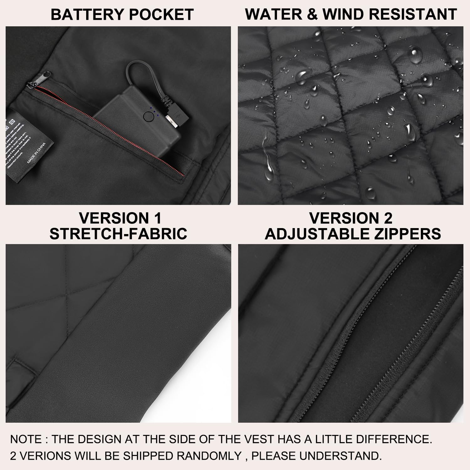 PETREL Heated Vest for Women - Rechargeable Battery Pack, Lightweight Electric Warming Jacket for Cold Weather, Hunting & Outdoor Activities