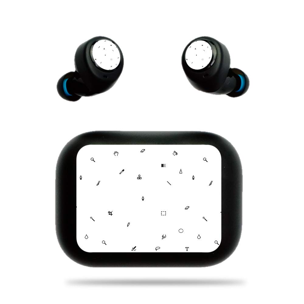 MightySkins Protective Vinyl Skin Cover for Amazon Echo Buds - Pixel Pattern Design | Durable, Customizable Decal Wrap | Easy to Apply & Remove | Made in USA | Perfect for Personalization, Style Protection & Daily Use