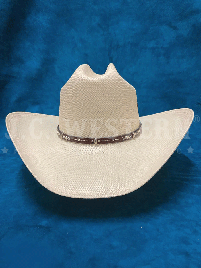 Resistol RSHAZE 304281 HAZER 10X George Strait Collection Natural Straw Cowboy Hat for Men - Perfect for Country Music Festivals, Outdoor Rodeos & Summer Sun Protection
