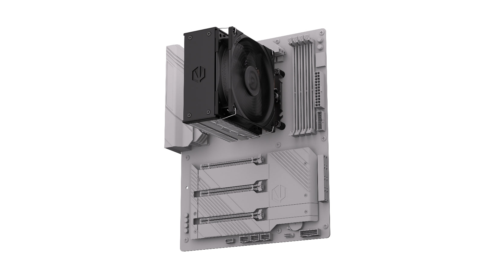 Endorfy Fera 5 CPU Air Cooler (EY3A005) - High Performance PC Cooling Fan for Gaming & Overclocking - Perfect for Desktop Computer Builds and Workstations