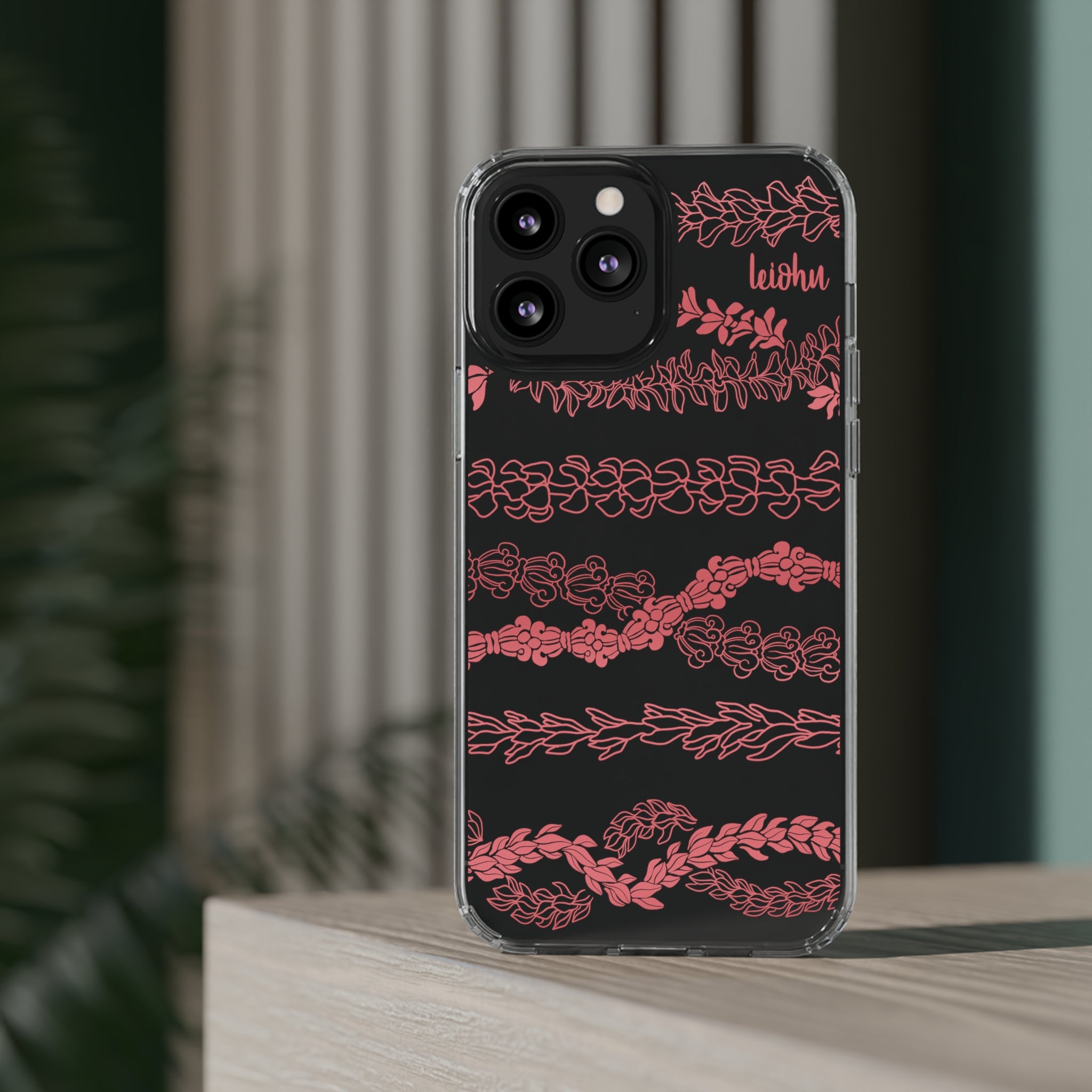 Forever Lei Clear Phone Case - Slim Protective Cover for iPhone 15/14/13/12/11 Pro Max XR XS - Scratch Resistant & Shockproof - Perfect for Everyday Use, Travel, and Outdoor Activities