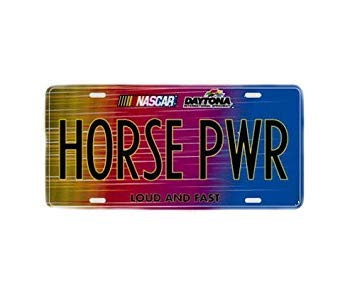 Horse PWR Loud and Fast - Premium Horse Power Collectible Metal License Plate for Cars, Trucks & Motorcycles | Perfect for Auto Enthusiasts & Garage Decor
