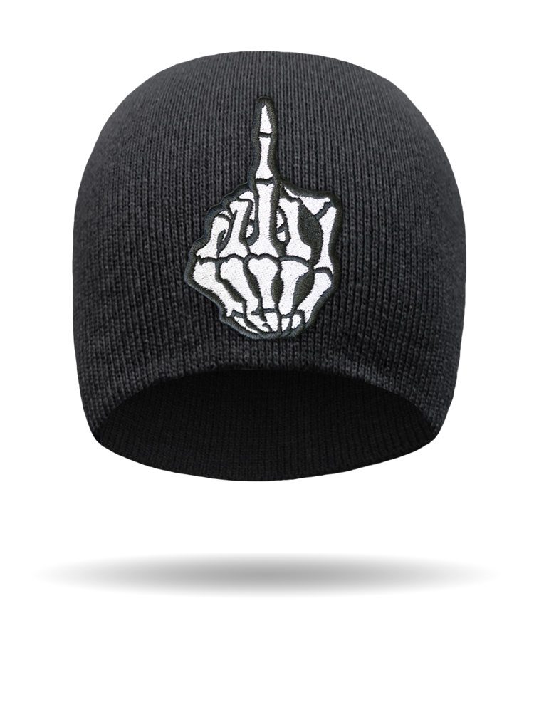 One Thin Bone Beanie - Lightweight Winter Knit Hat for Men & Women - Perfect for Outdoor Activities, Skiing, and Casual Wear