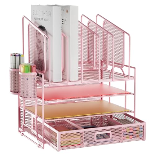 pink Vertical File Folder