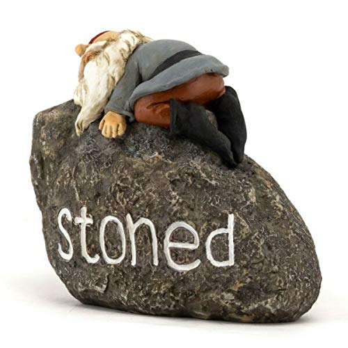 Miniature Garden Gnome Ornaments - Stone Fairy Garden Decor for Outdoor Spaces, Patio, Deck & Porch - Perfect for Fairy Gardens, Yard Art & Home Decoration