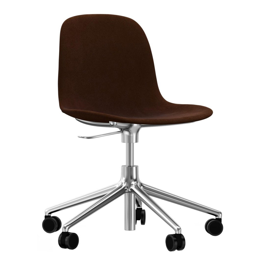 Ergonomic Form Chair with 5W Swivel Base & Gas Lift Mechanism - Premium Upholstered Office Chair for Home & Workspace - Perfect for Long Hours of Comfortable Sitting in Office, Study or Gaming Setup