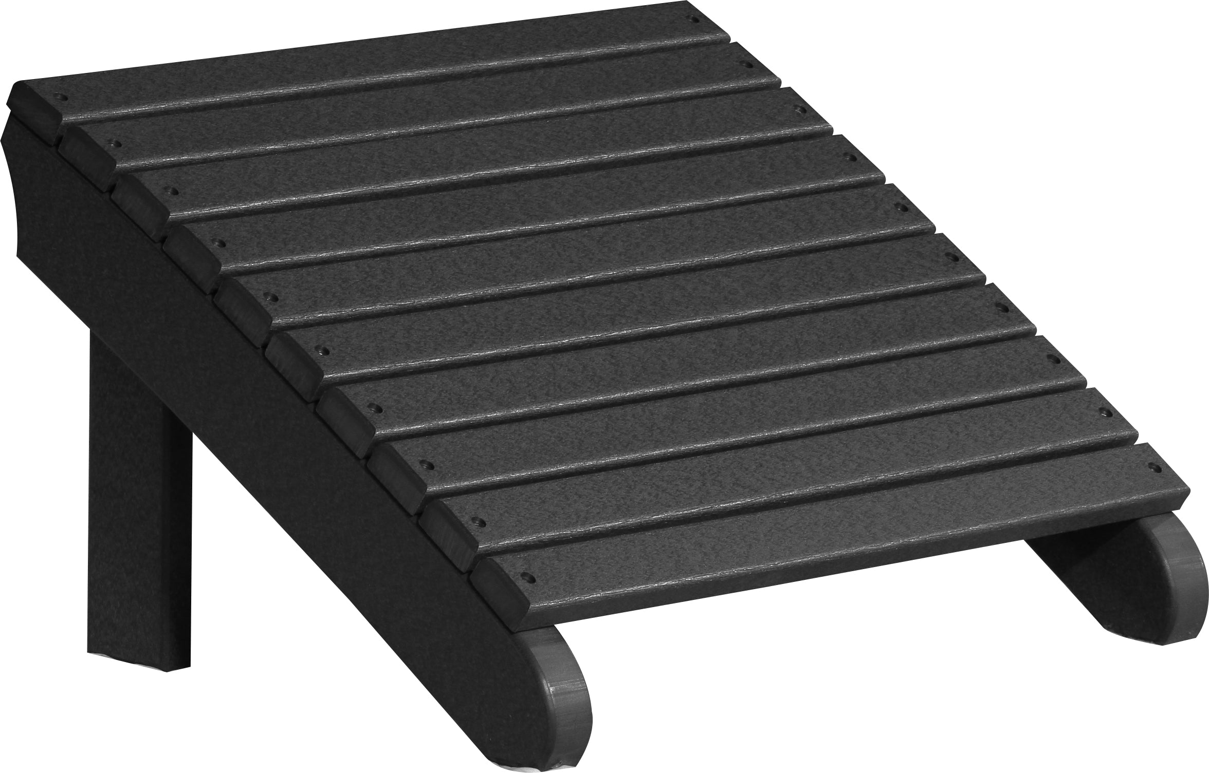 LuxCraft Deluxe Adirondack Footrest - Premium Outdoor Patio Chair Footstool for Relaxing in Garden, Deck or Backyard - Comfortable & Durable Wooden Footrest for Lounge Chairs