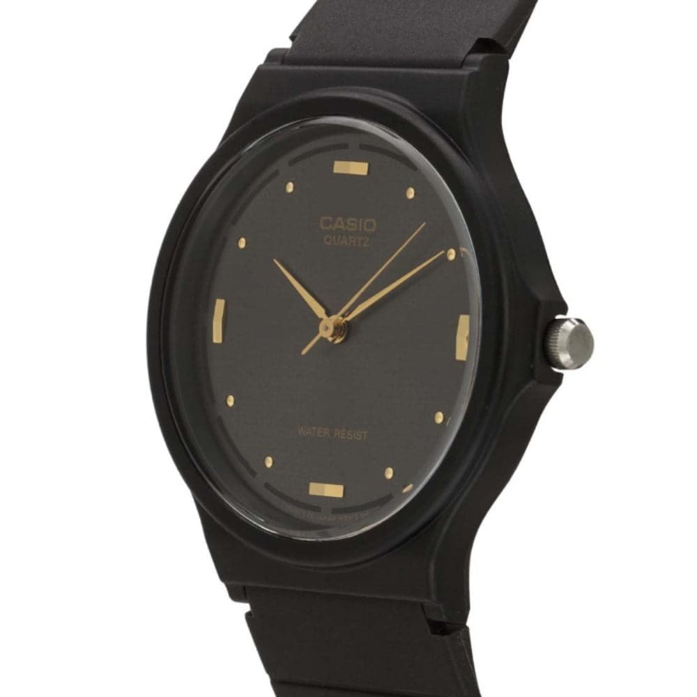 CASIO MQ-76-1ALDF Analog Black Resin Strap Men's Watch - Stylish & Durable for Everyday Wear, Work & Casual Outfits