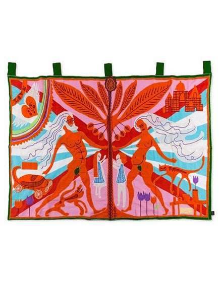 Grayson Perry Marriage Flag - Unique Art Flag for Home Decor, Gifts & Collectibles - Perfect for Weddings, Anniversaries & Art Lovers