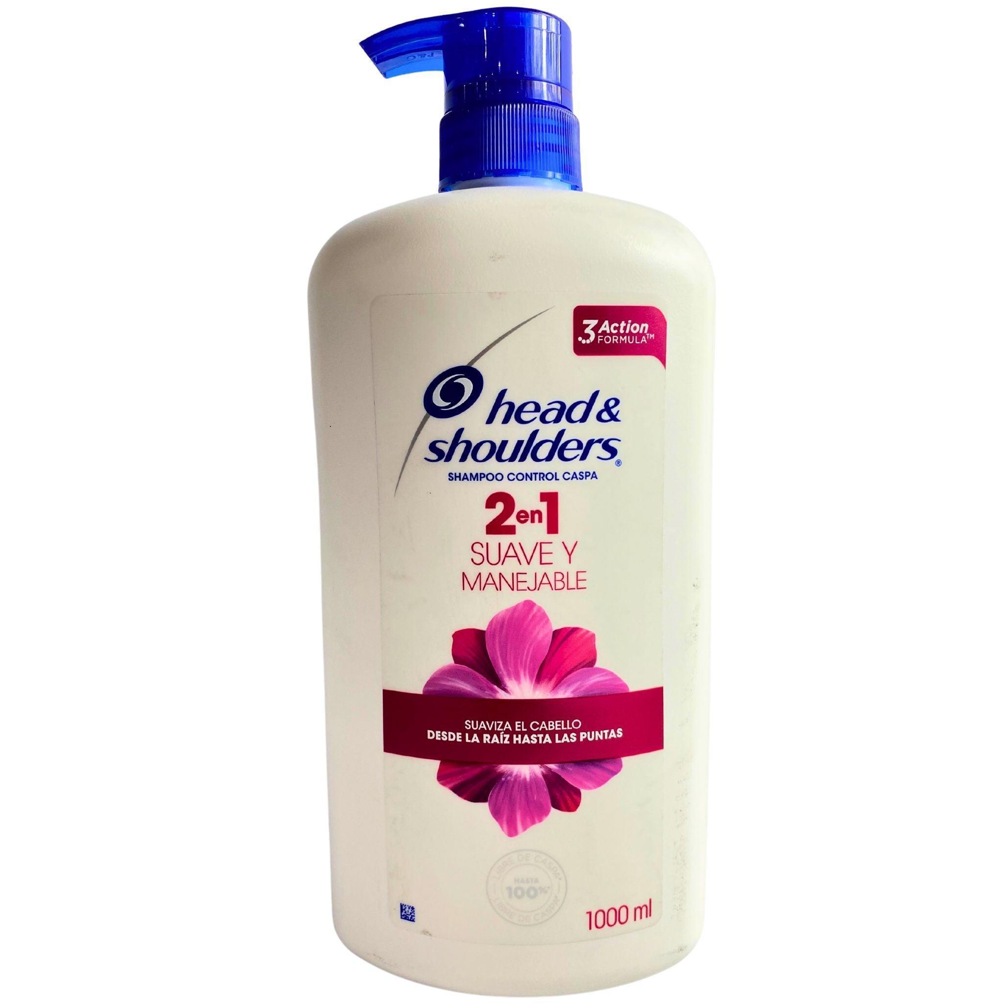 Head & Shoulders Anti-Dandruff 2-in-1 Shampoo & Conditioner - Soft & Manageable Hair - 33.8 oz (50-Pack Bulk) - Perfect for Salons, Gyms & Family Use