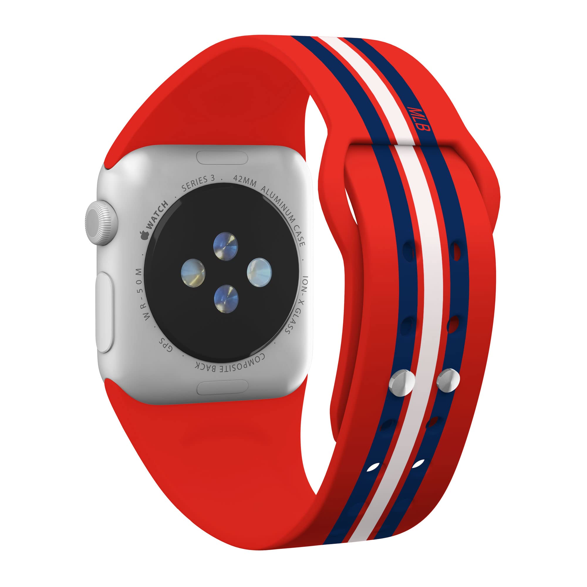 Los Angeles Angels HD Combo Package for Apple Watch & AirPods Pro - Game Time Stripes Design | Perfect for Baseball Fans & Sports Enthusiasts at Games or Daily Use