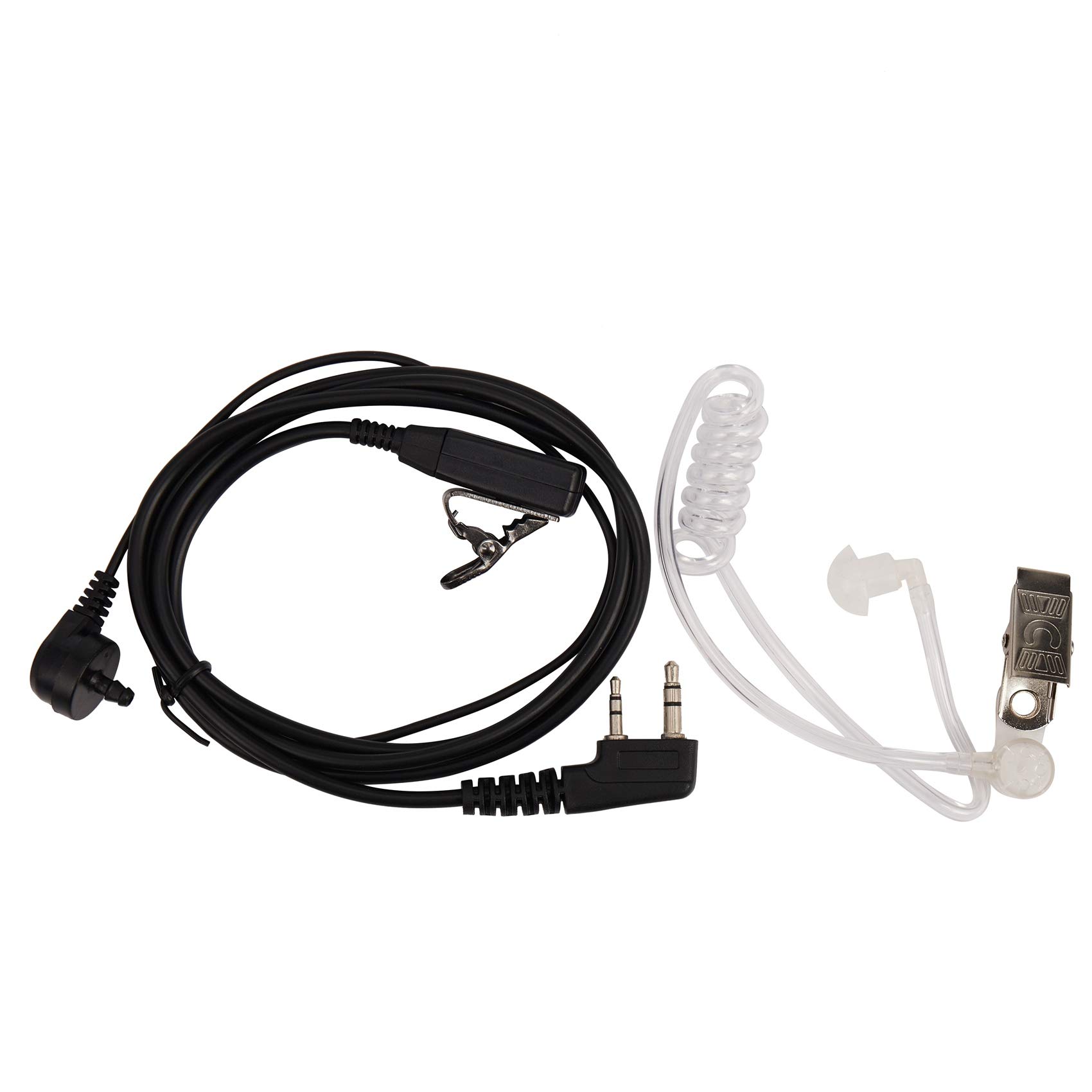 10PCS Acoustic Tube Earpiece Headsets for Motorola 888S, 5R, 82 Walkie Talkies - Clear Communication Accessories for Security, Construction & Outdoor Activities