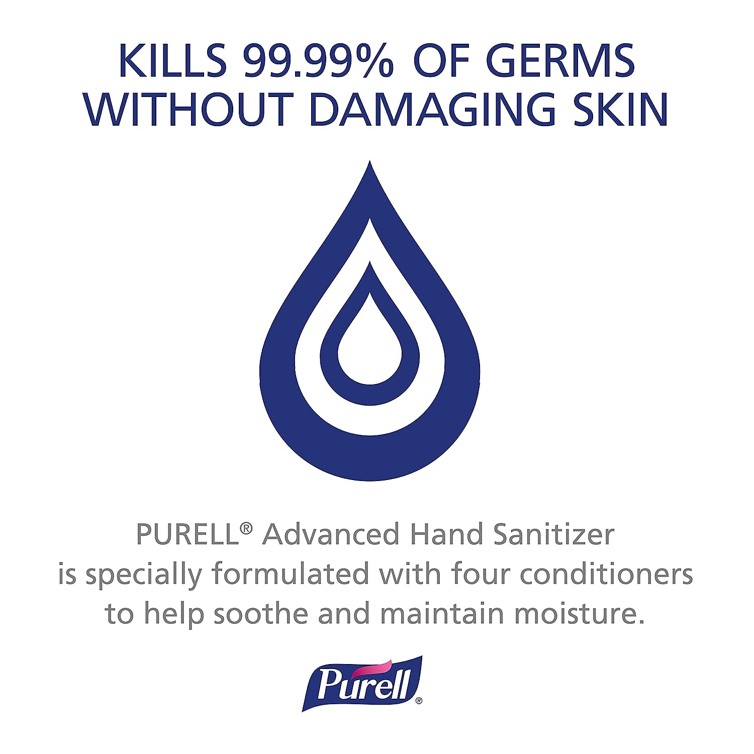 PURELL Advanced Hand Sanitizer Gel Refill - 1000 mL, Clean Scent, Pack of 8 with NXT Push-Style Dispenser (2156-08) | Alcohol-Based Hand Sanitizer for Offices, Schools, Hospitals & Public Spaces