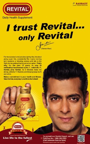 Revital By Ranbaxy - Ginseng Vitamins & Minerals Supplement (30 Capsules) - Boost Energy, Immunity & Focus for Workouts & Daily Activities