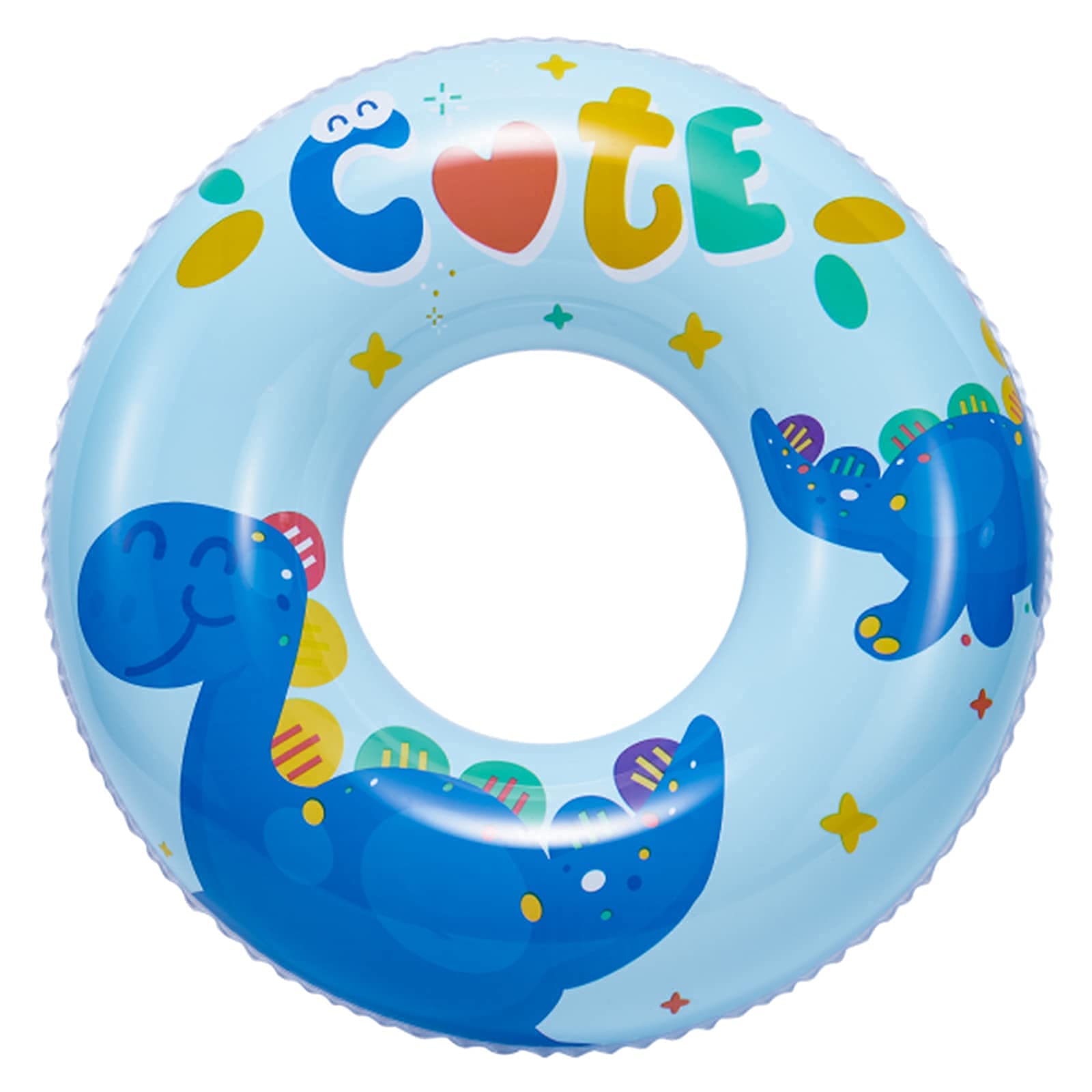 Kids & Adults Inflatable Swimming Ring - Portable Foldable Floating Mat for Pool, Beach, Lake - Green Water Inflatable Toy for Summer Fun, Relaxation & Outdoor Water Activities