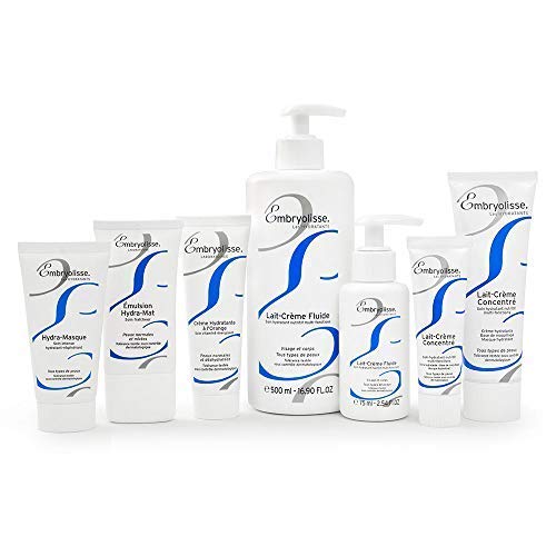 Embryolisse Lait-Creme Concentre 6-in-1 Nourishing Face Moisturizer - Hydrating & Protective Skincare for Dry Skin | Makeup Primer & Daily Moisturizer | Travel Size 15ml (Packaging May Vary) | Perfect for Morning Routine & On-the-Go Hydration