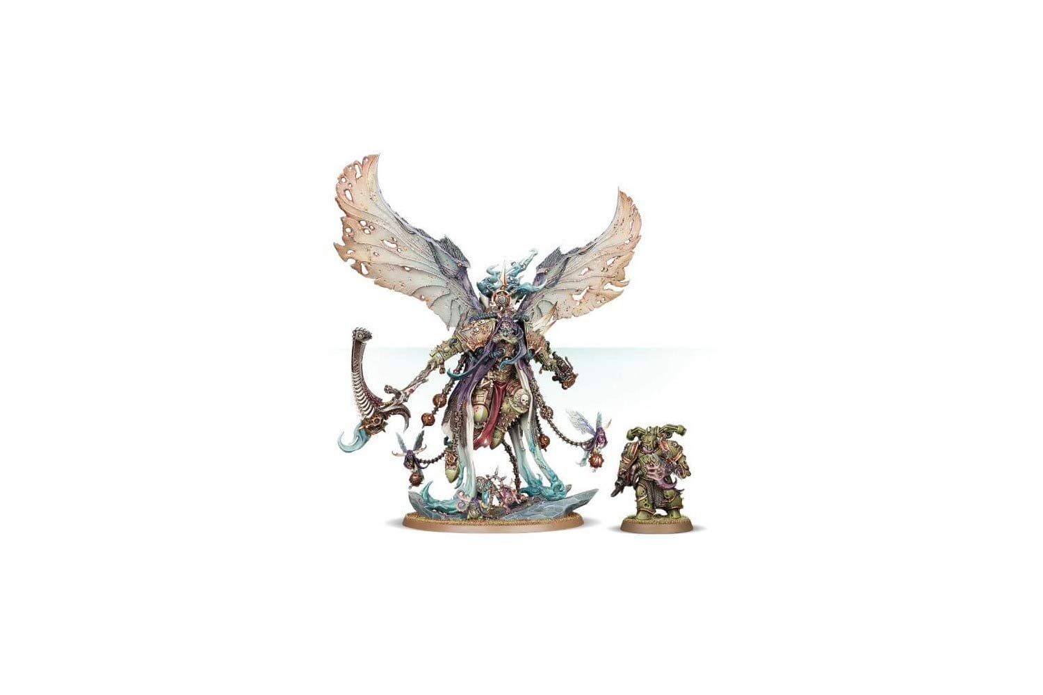 Games Workshop Death Guard Mortarion Daemon Primarch of Nurgle Tabletop Miniature Game Figure - Black Paint Set for Warhammer 40K - Perfect for Collectors & Wargaming Enthusiasts (Ages 5-99)