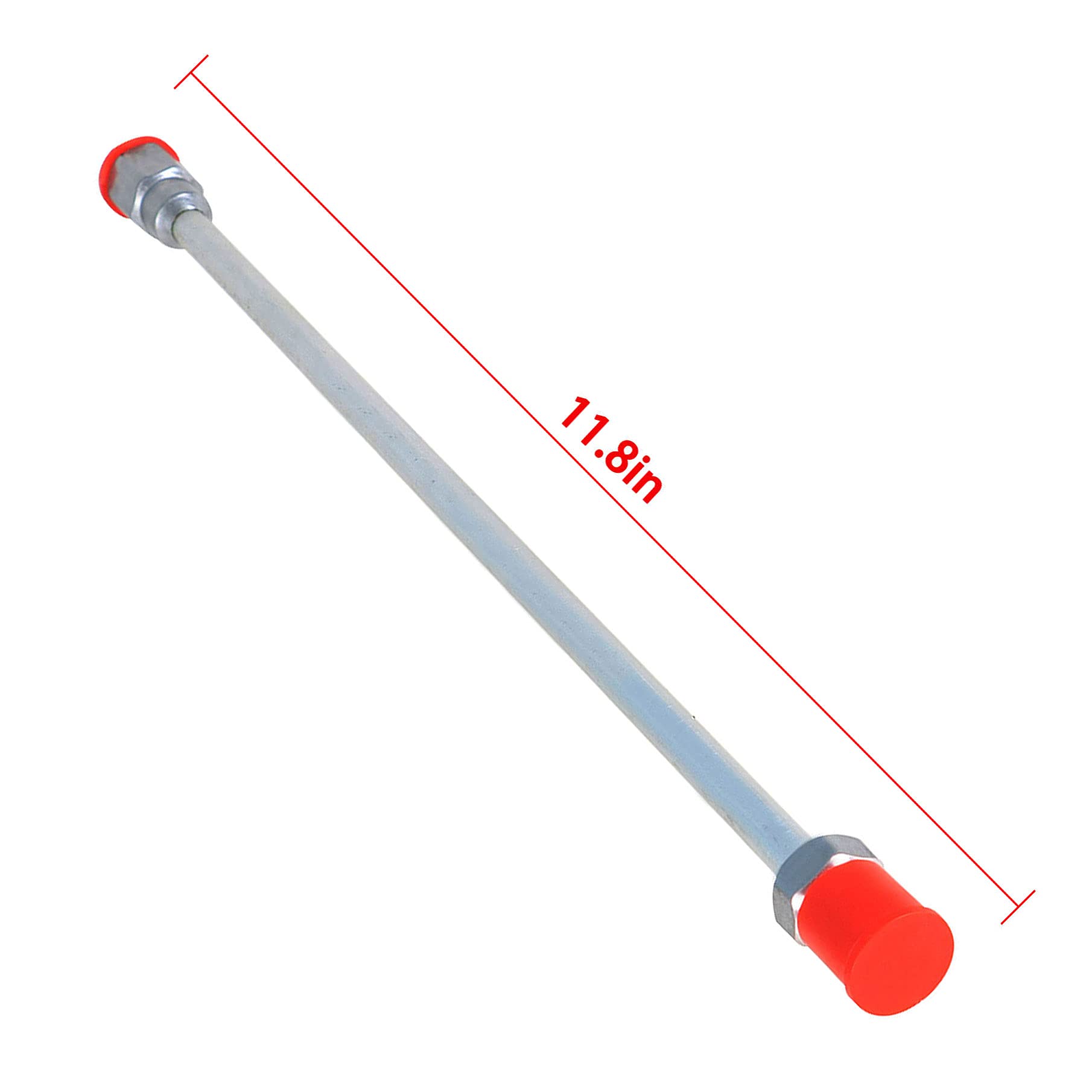 Airless Paint Sprayer Tip Extension Pole (11.8 Inch) - Professional Paint Spray Gun with Red Guard for Walls, Ceilings & Hard-to-Reach Areas | Perfect for Home Renovation & DIY Projects