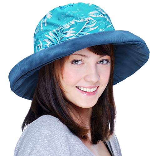 Blue Hawaii Flower Print