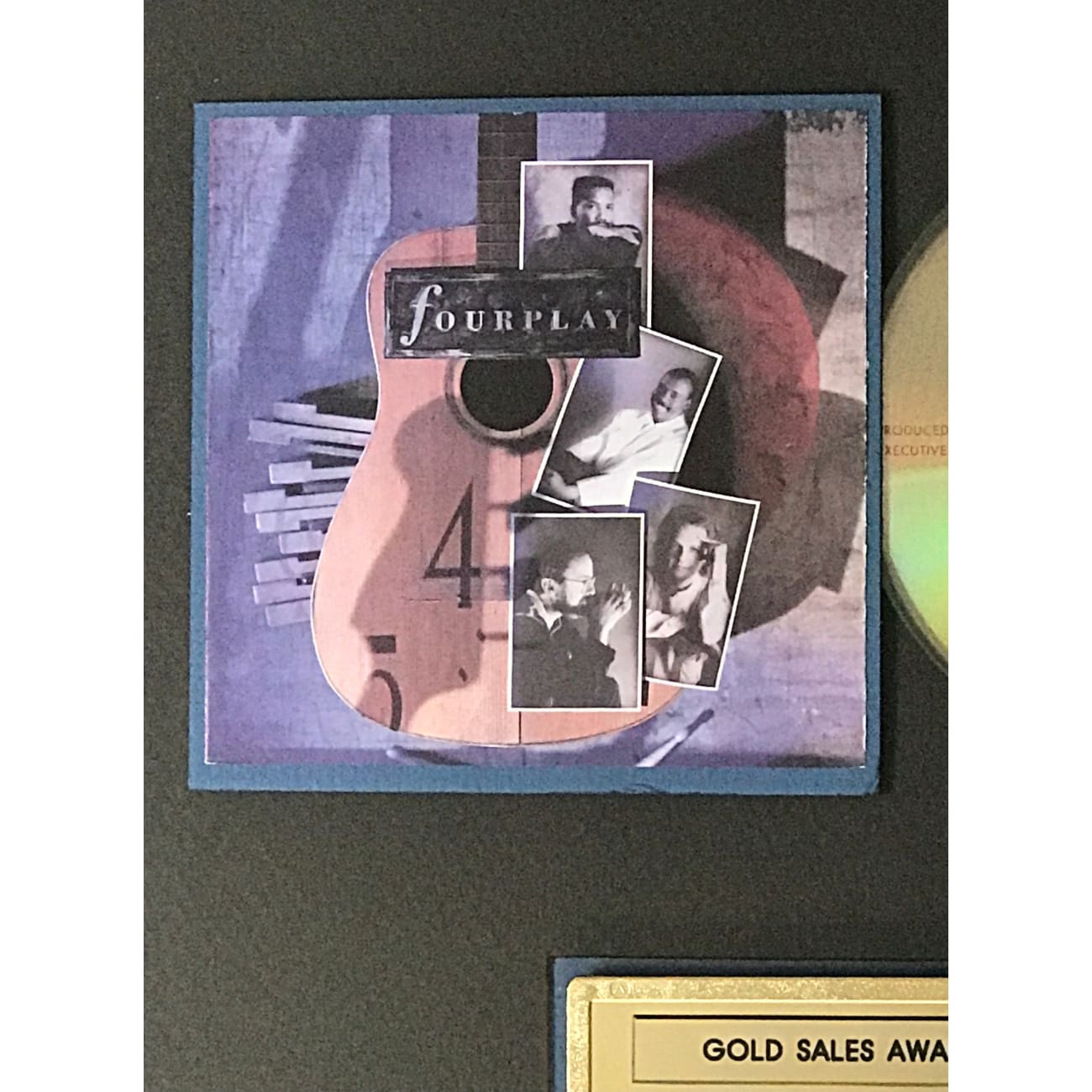 Fourplay Debut Album - RIAA Certified Gold Award - Perfect for Jazz Enthusiasts & Music Collectors