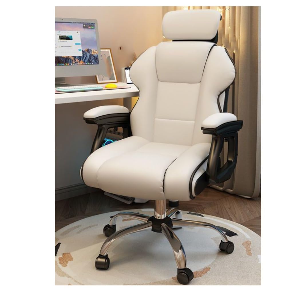 Ergonomic Gaming Chair - Adjustable Height Computer Office Chair with Lumbar Support for Home, Study & Esports - Perfect for Long Hours of Gaming, Work & Relaxation