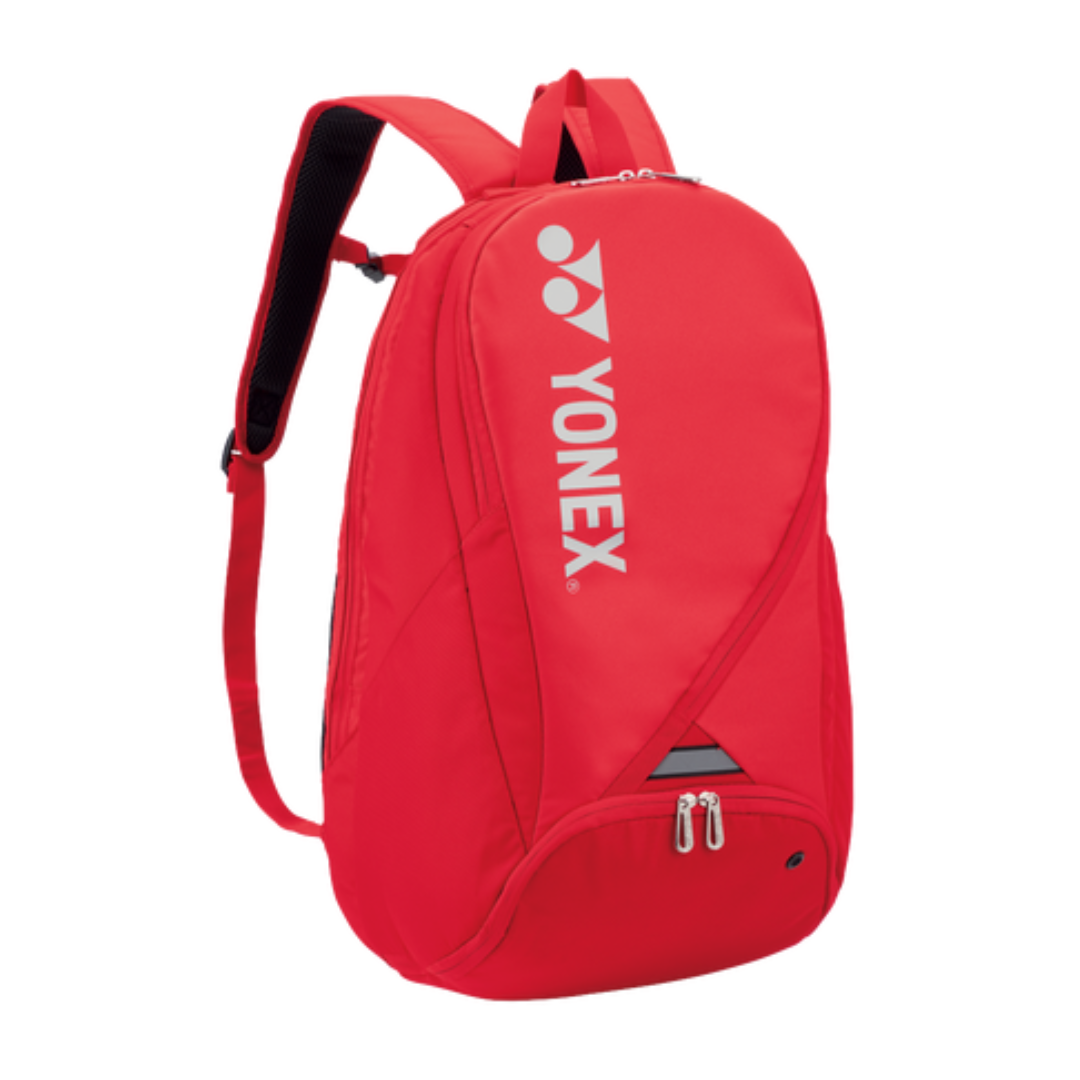 Yonex Pro Backpack S 2022 - Premium Tennis Backpack for Men & Women, Durable Tango Red Sports Bag with Ventilated Shoe Compartment | Perfect for Tennis, Gym, Travel & School