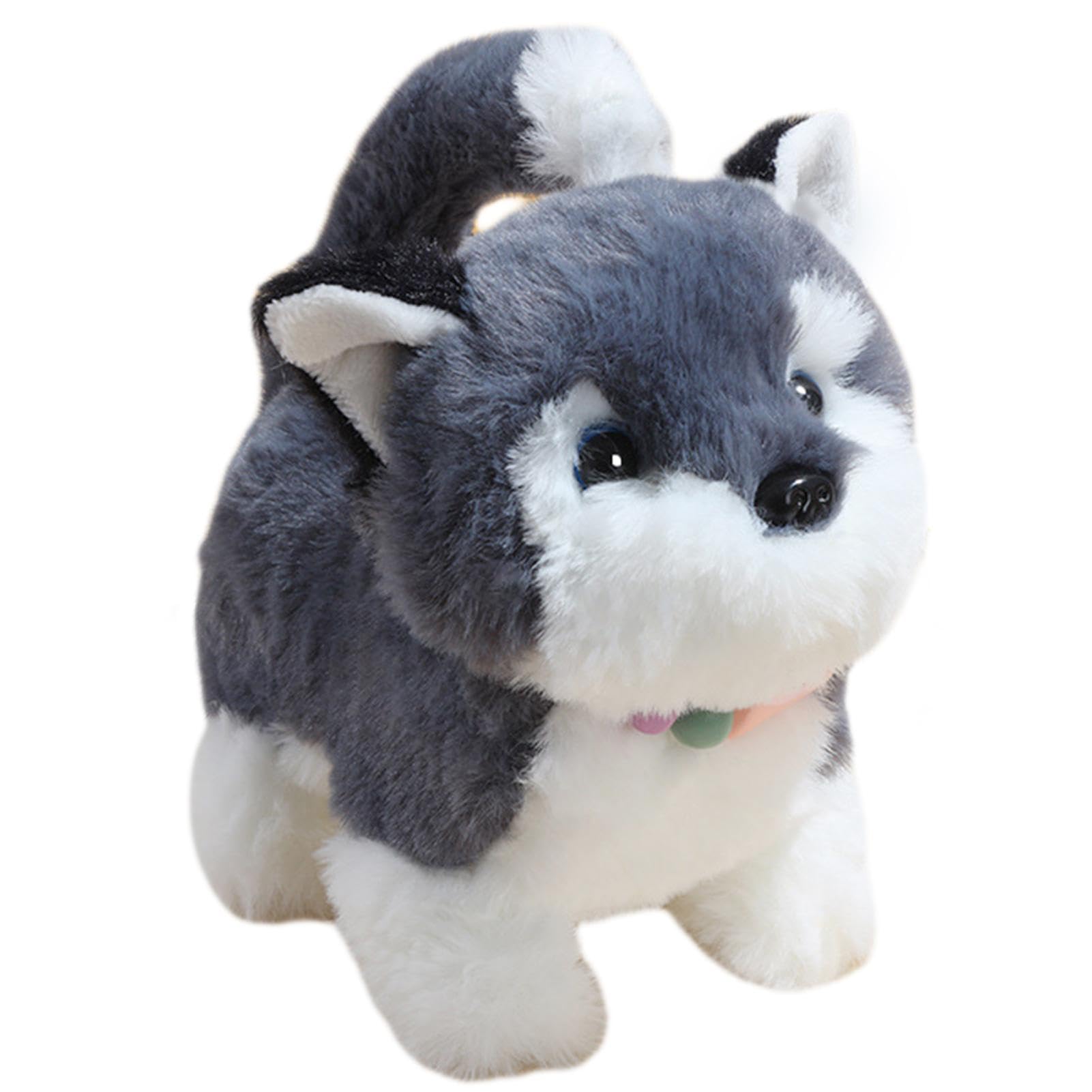 Gitekain Interactive Walking Dog Toy - Electronic Plush Puppy Toy for Kids & Pets | Realistic Fake Dog with Walking Motion | Fun Interactive Pet Toy for Playtime & Training