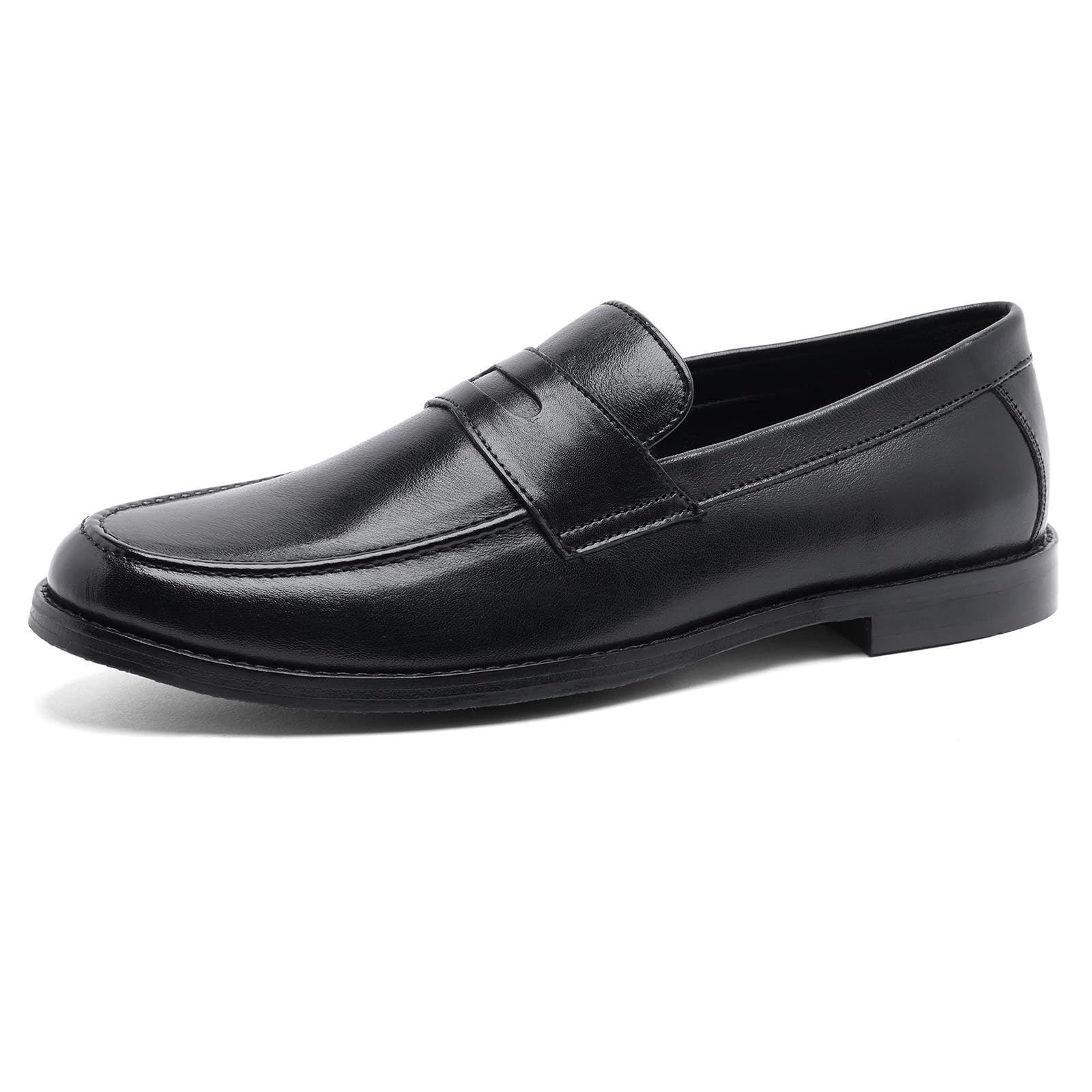 Anthony Veer Sherman Men's Penny Loafers - Premium Blake Stitch Leather Shoes with Ortholite® Cushioned Footbed - Comfortable Business Casual & Office Wear for Professionals