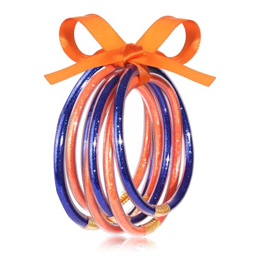 Glitter Orange Blue