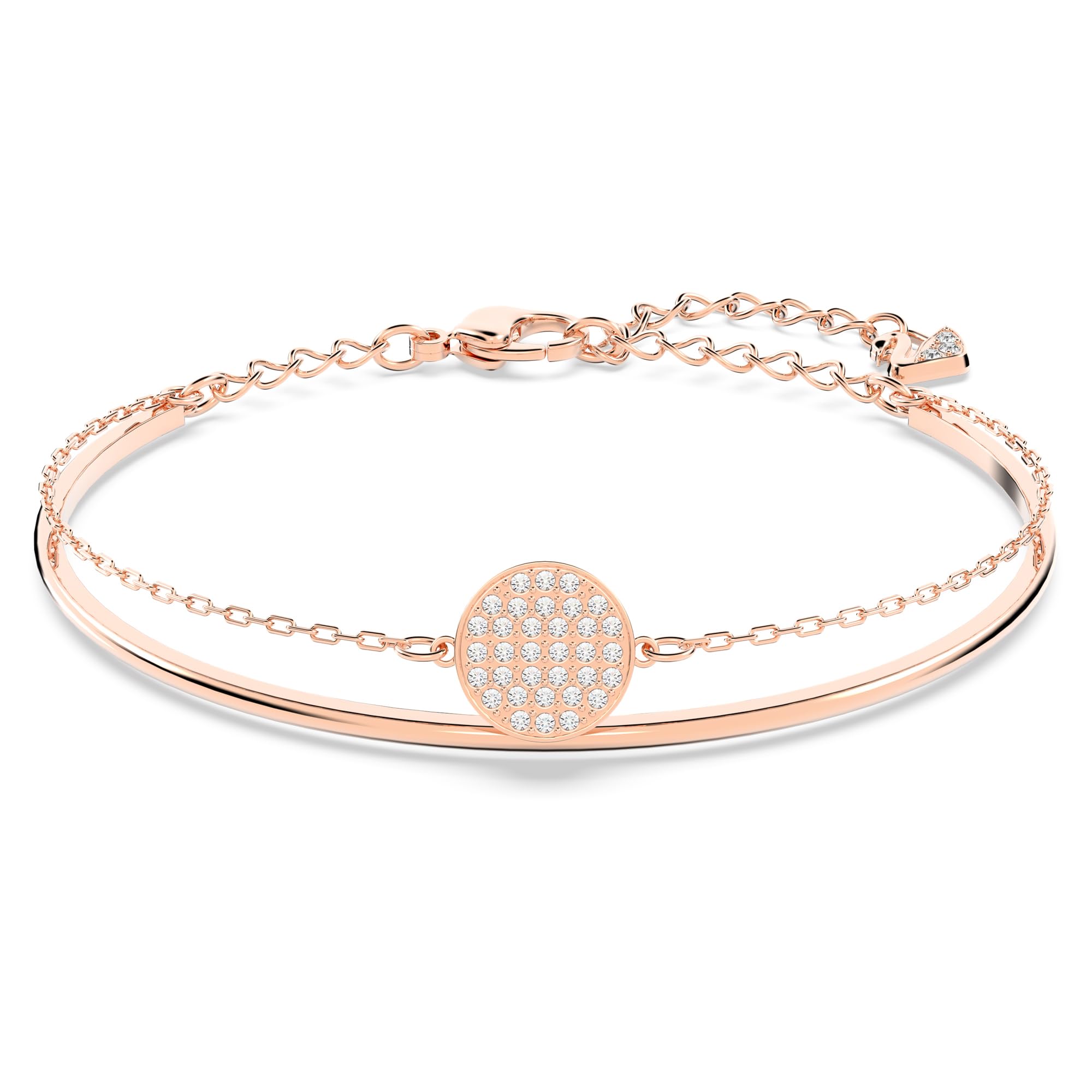 Swarovski Sublima Rose Gold Crystal Bracelet for Women - Elegant Party Wear