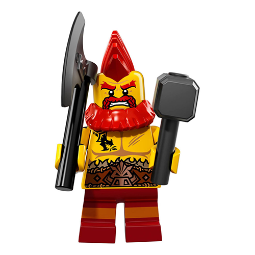 Battle Dwarf - Series 17 Lego Minifigure Collectible Toy for Kids & Adults | Perfect for Display, Gifts, and Fantasy Role-Playing Games