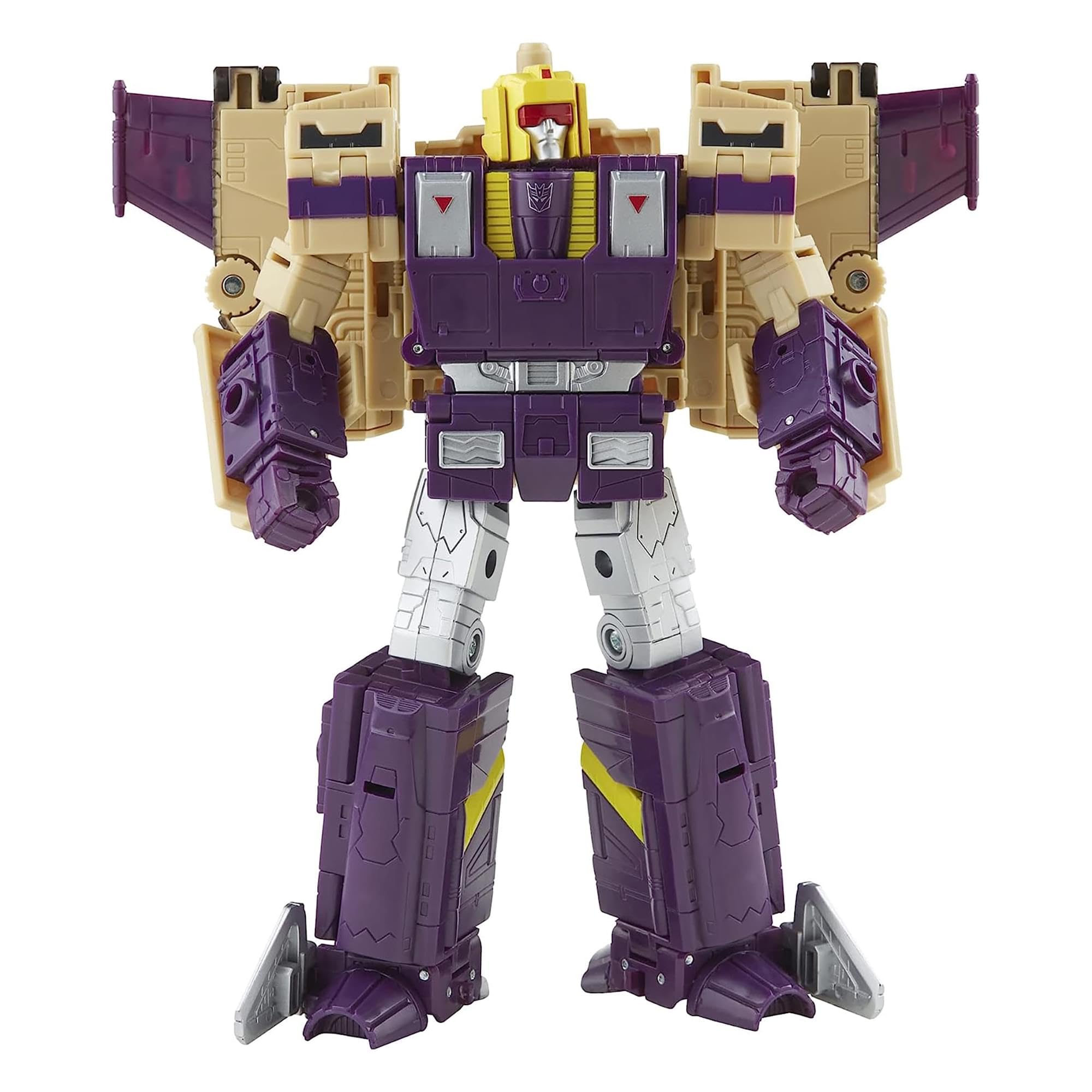Hasbro Transformers Generations Legacy Leader Blitzwing Triple Changer 7-inch Action Figure - Convertible Robot to Jet & Tank Toy for Kids Age 8+ (F3062) - Perfect for Collectors, Birthday Gifts & Playtime Battles