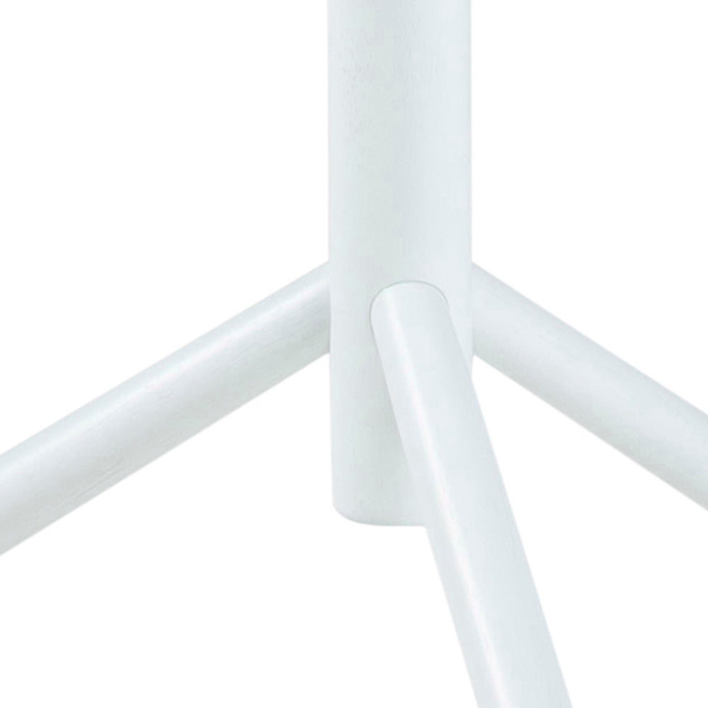 BRENER White Coat Stand - Stylish Entryway Organizer for Hats, Jackets & Bags | Perfect for Home, Office & Dorm Room