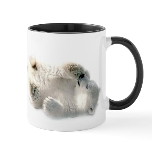 White/Black Inside - Baby Polar Bear Mugs