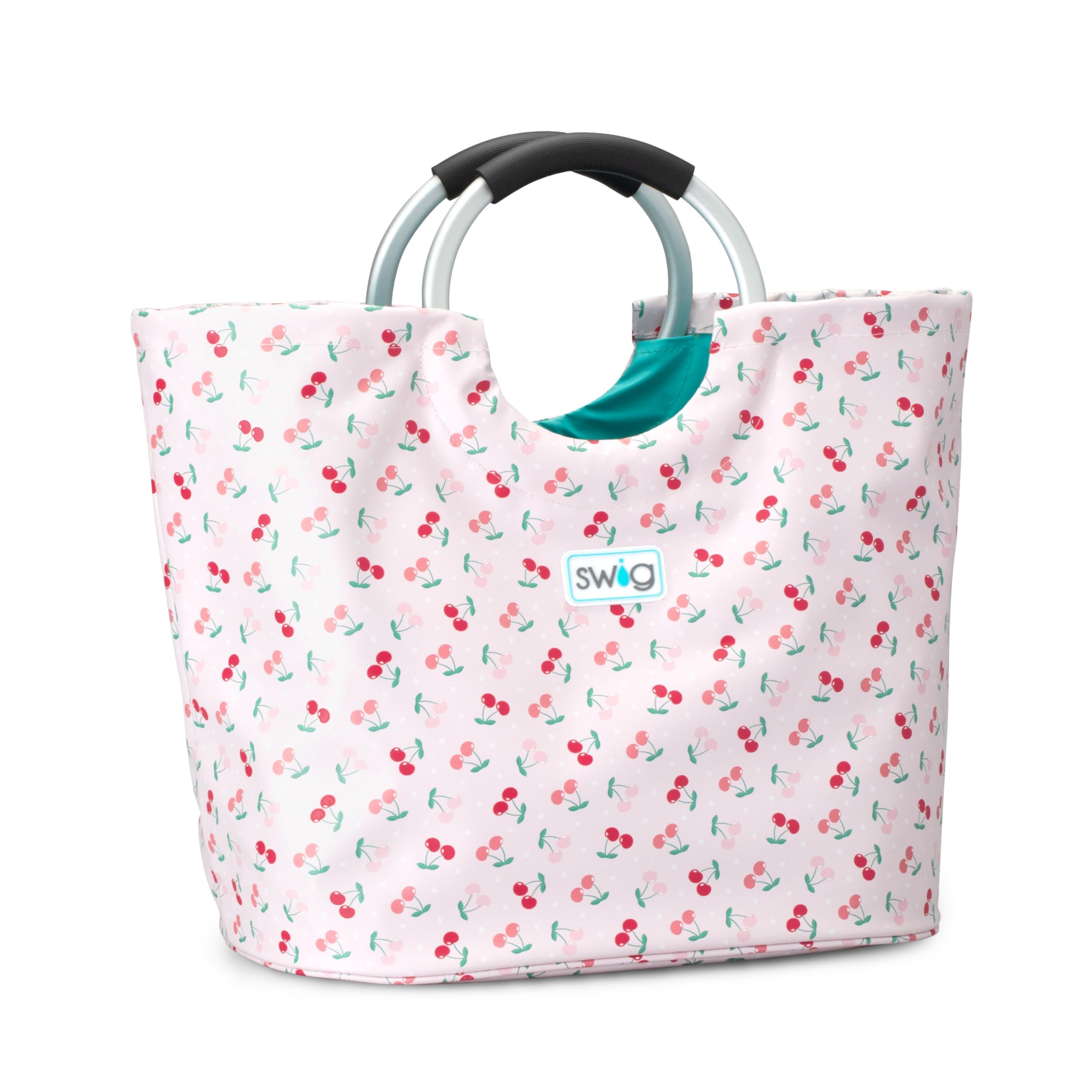 Swig Life Loopi Large Lightweight Waterproof Tote Bag - Durable Beach Bag, Grocery Shopping & Travel Utility Tote for Women & Men