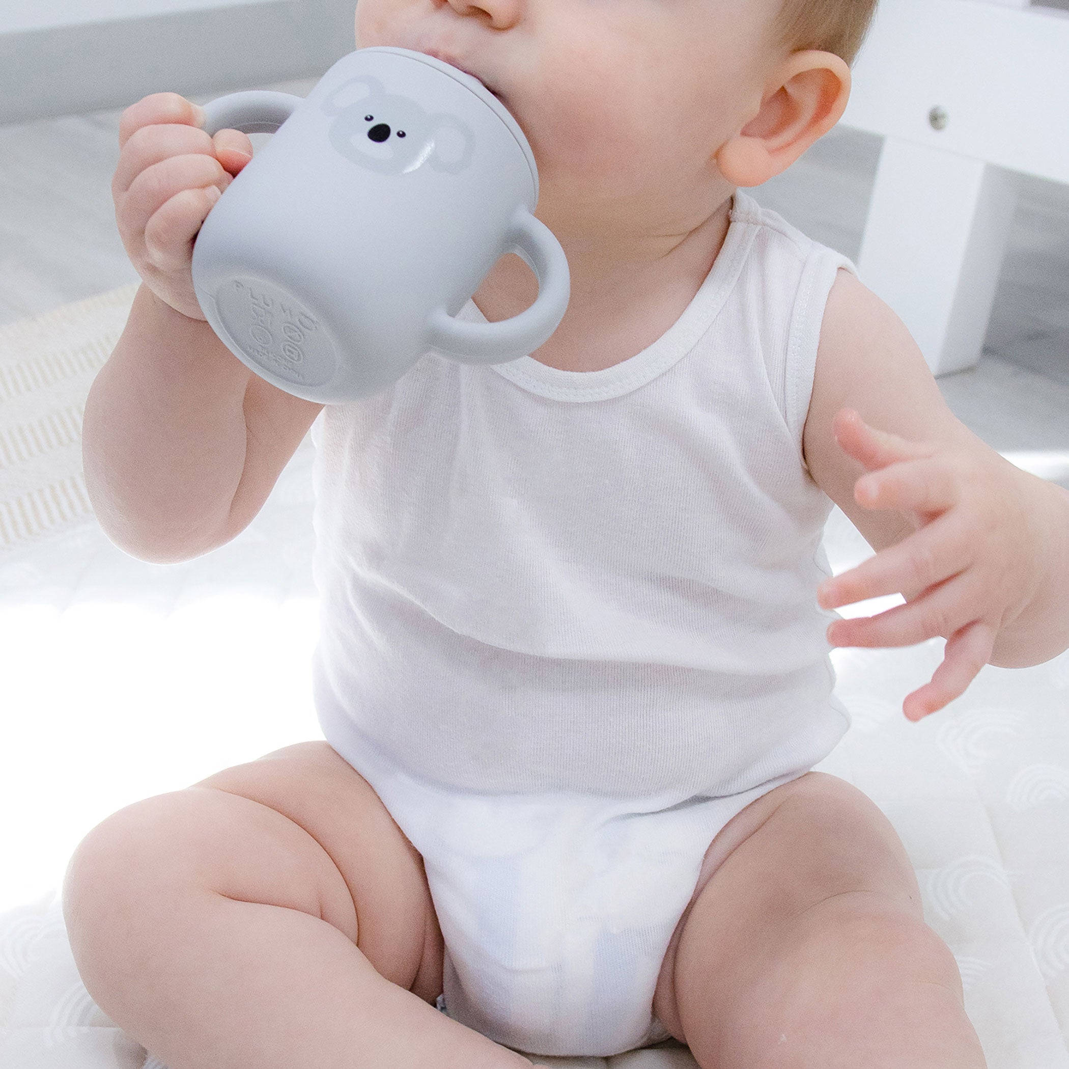 Aussie Animals 'Koala' 5-Piece Silicone Feeding Set - Perfect Baby Shower Gift for New Parents | BPA-Free, Dishwasher Safe Baby Utensils for Easy Mealtime