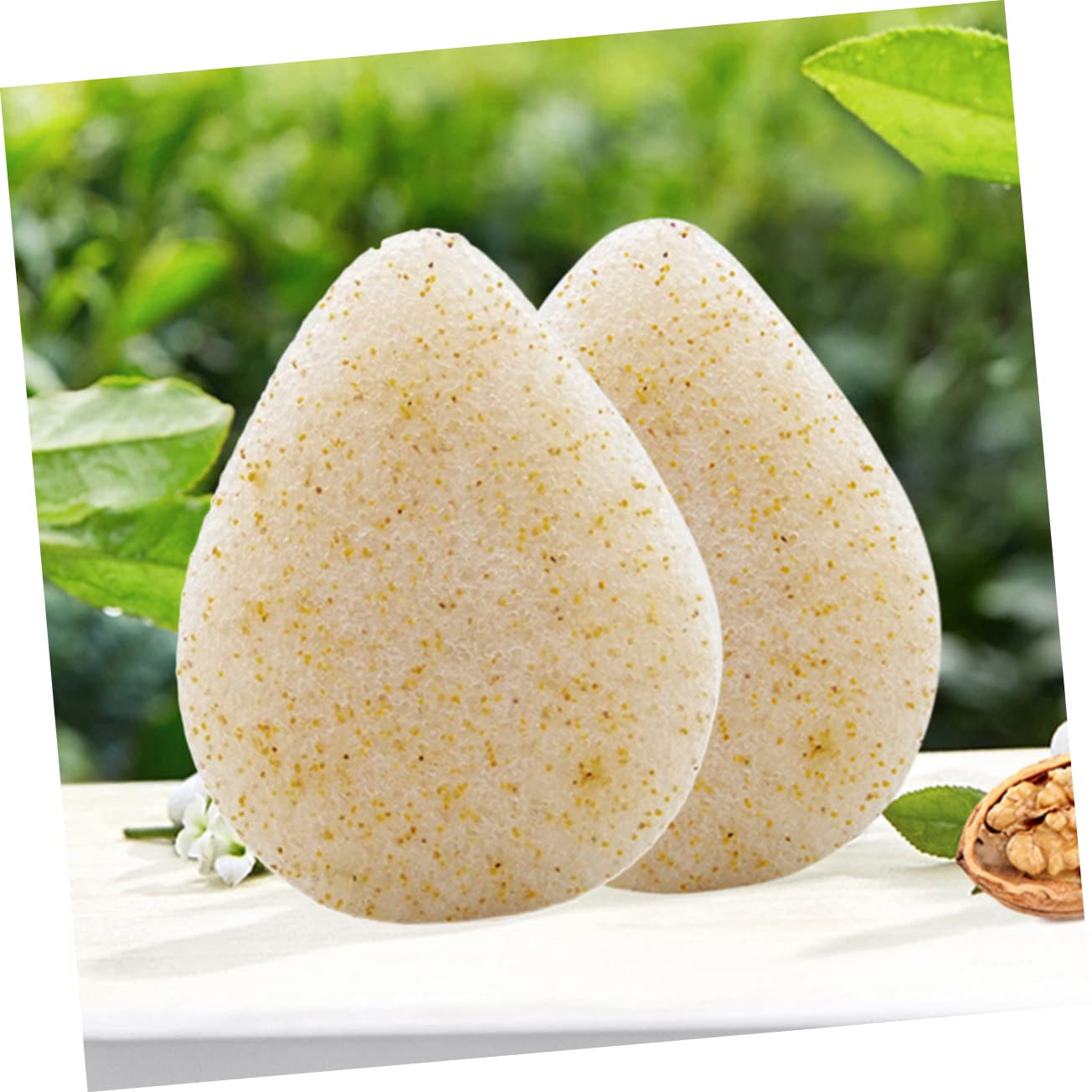 Minkissy 2 Pack Hydrating Facial Cleansing Sponges - Gentle Makeup Remover Pads for Soft Skin | Perfect for Daily Skincare & Travel