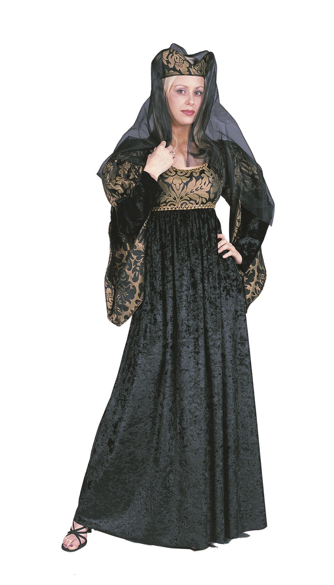 Royal Queen Costume for Women - Elegant Medieval Renaissance Dress for Halloween, Cosplay & Themed Parties