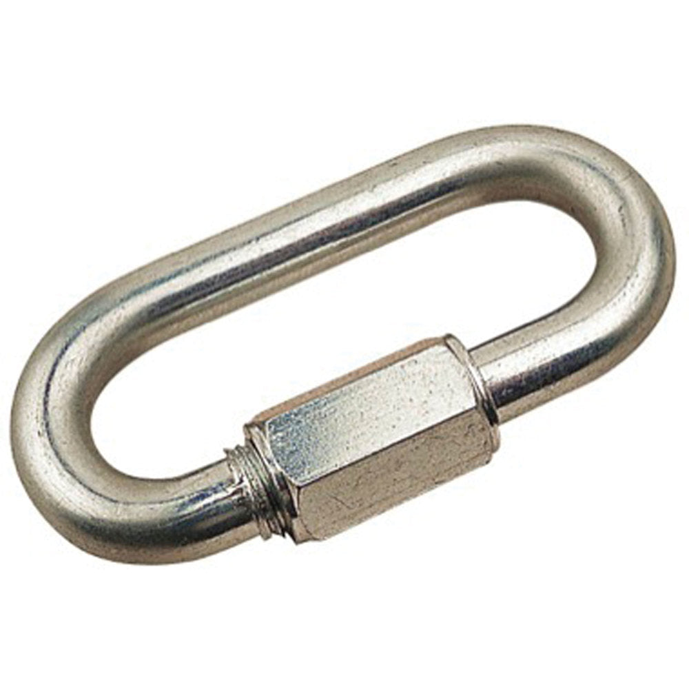 1/3/0.5 Inch Galvanized Quick Link - Heavy Duty Zinc Plated Steel Connector for Chains, Ropes & DIY Projects - Perfect for Marine, Construction & Outdoor Use